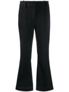 Sies Marjan Cropped Flared Trousers - Black