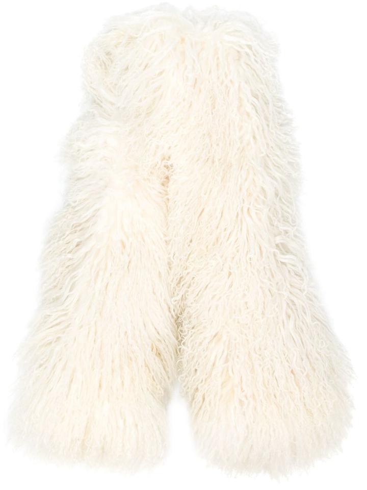 Sonia Rykiel Wooly Shawl - White