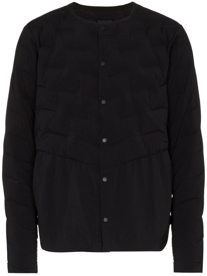 Descente Allterrain 'brick Effect' Padded Jacket - Black