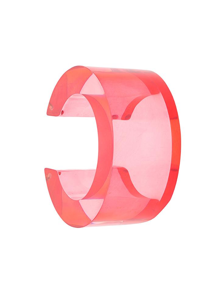 Lizzie Fortunato Jewels Postmodern Cuff Bracelet - Pink & Purple