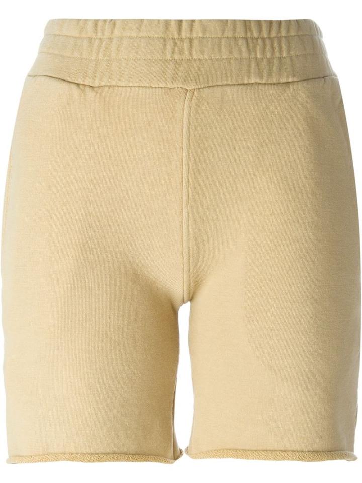 Yeezy Adidas Originals By Kanye West Track Shorts, Women's, Size: Xl, Nude/neutrals, Cotton/elastodiene