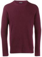 Roberto Collina Slim-fit Knit Sweater - Red