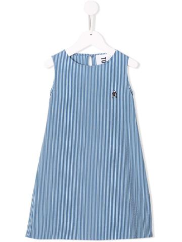Touriste Pinstripe Dress - Blue