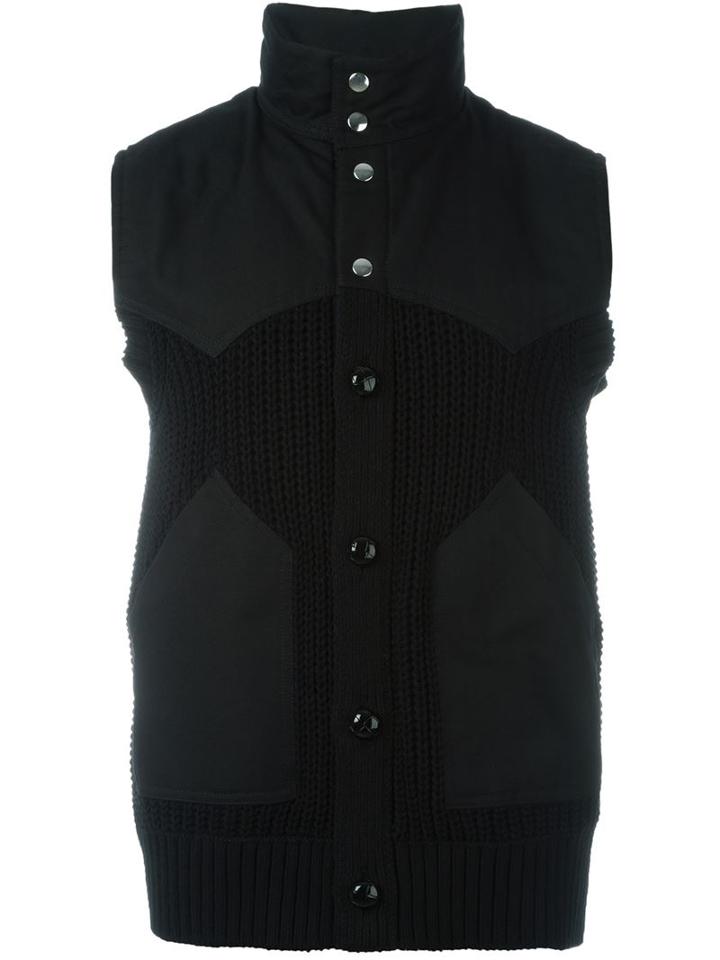 Sacai Sleeveless Ribbed Jacket
