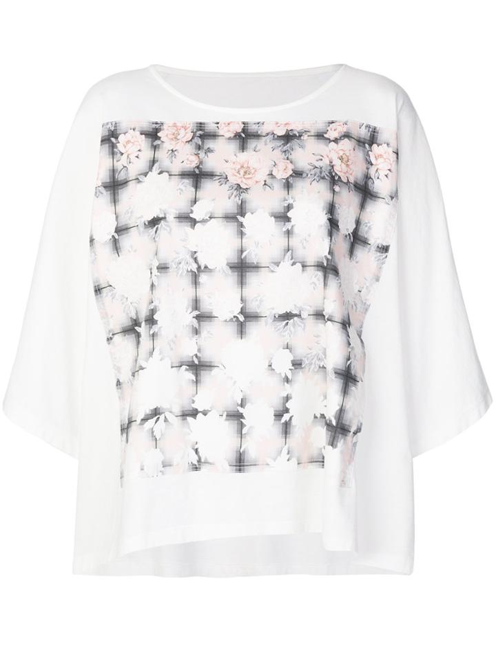 Mm6 Maison Margiela Floral Print Blouse - White