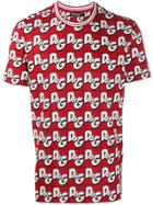 Dolce & Gabbana All-over Logo T-shirt - Red