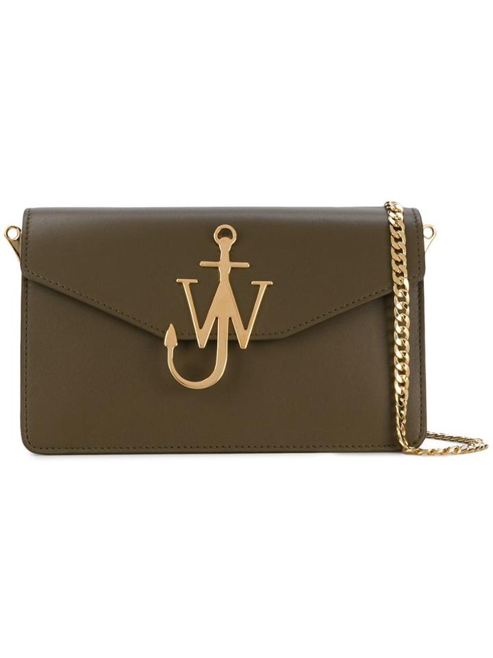 Jw Anderson Logo Shoulder Bag - Grey