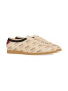 Gucci Falacer Gucci Invite Print Sneaker - Nude & Neutrals
