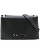 Giorgio Armani Signature Chain Strap Shoulder Bag, Women's, Black