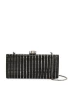 Whiting And Davis Chain Strap Chainmail Clutch Bag - Black