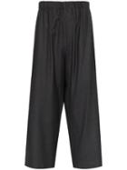 Edward Crutchley Cropped Wool Trousers - Grey