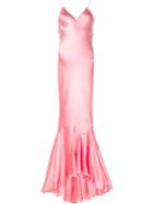 Haider Ackermann Silk Slip Dress, Women's, Size: 40, Pink/purple, Silk