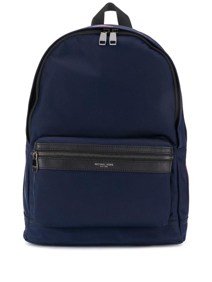 Michael Michael Kors Kent Logo Tape Backpack - Brown