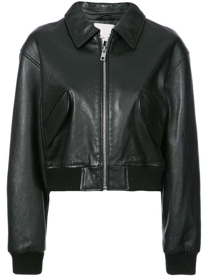 Tibi Gus Cropped Jacket - Black