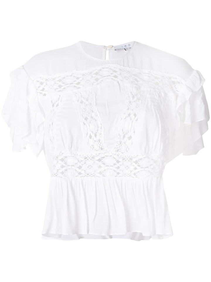 Iro Crocket Lace Insert Blouse - Unavailable