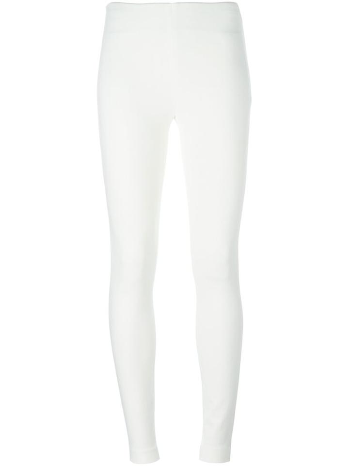 M Missoni Skinny Trousers, Women's, Size: 44, White, Viscose/polyamide/spandex/elastane