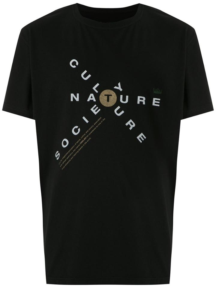 Osklen Pet Culture Nature Print T-shirt - Black