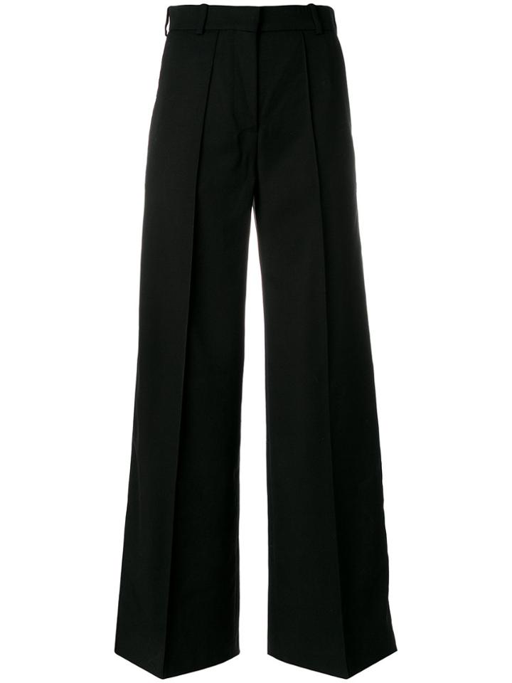 Racil Wide Legged Tailored Trousers - Black