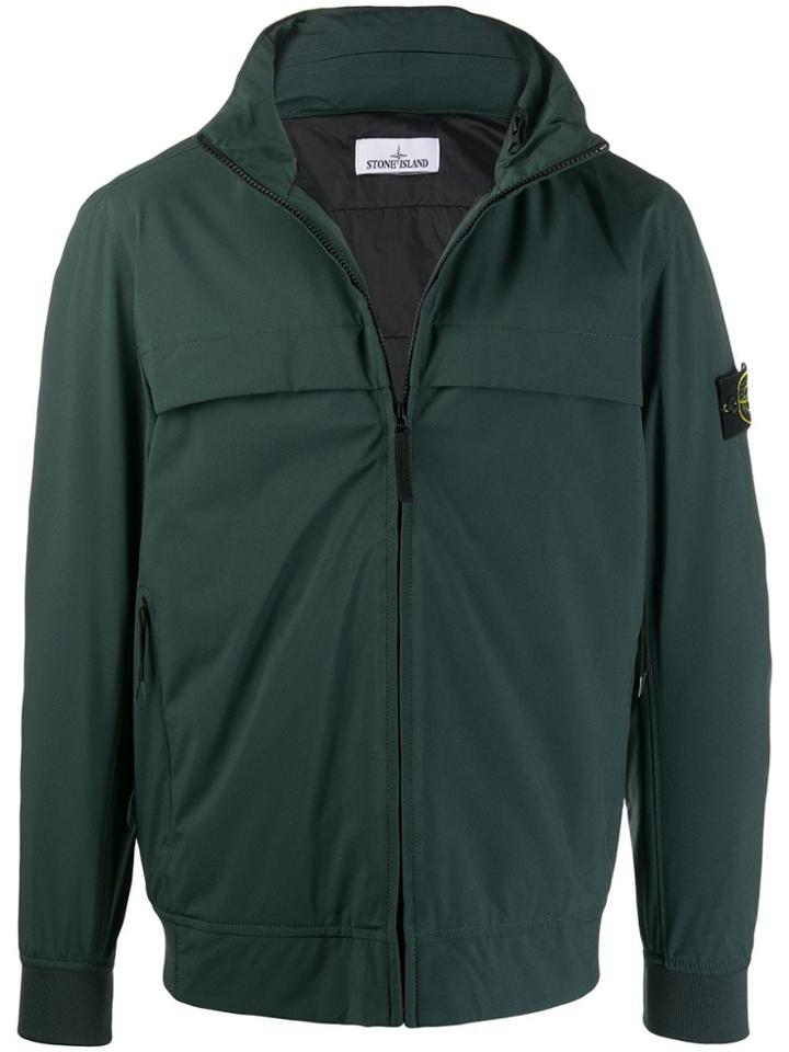 Stone Island Zipped Sports Jacket - Green