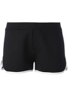Moncler Contrast Trim Shorts - Black