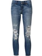 J Brand Ripped Skinny Jeans, Women's, Size: 24, Blue, Cotton/polyurethane