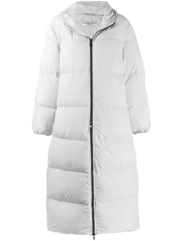 Katharine Hamnett London Oversized Padded Coat - Grey