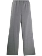 Mm6 Maison Margiela Wide-leg Trousers - Grey