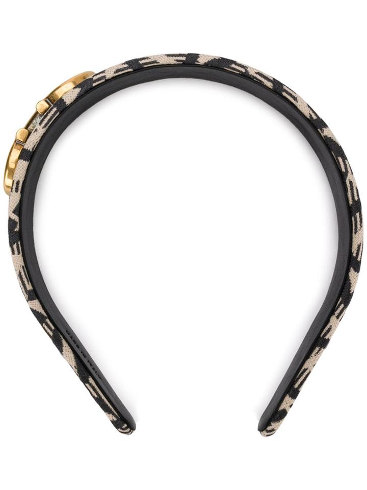 Salvatore Ferragamo Patterned Headband - Black