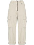 Ksubi Crypt High-waisted Utility Pocket Straight Leg Cotton Trousers -