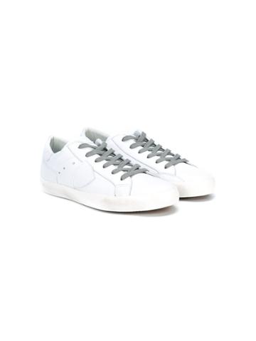 Philippe Model Kids Teen Paris Sneakers - White