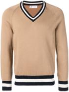 Brunello Cucinelli V-neck Sweater - Neutrals
