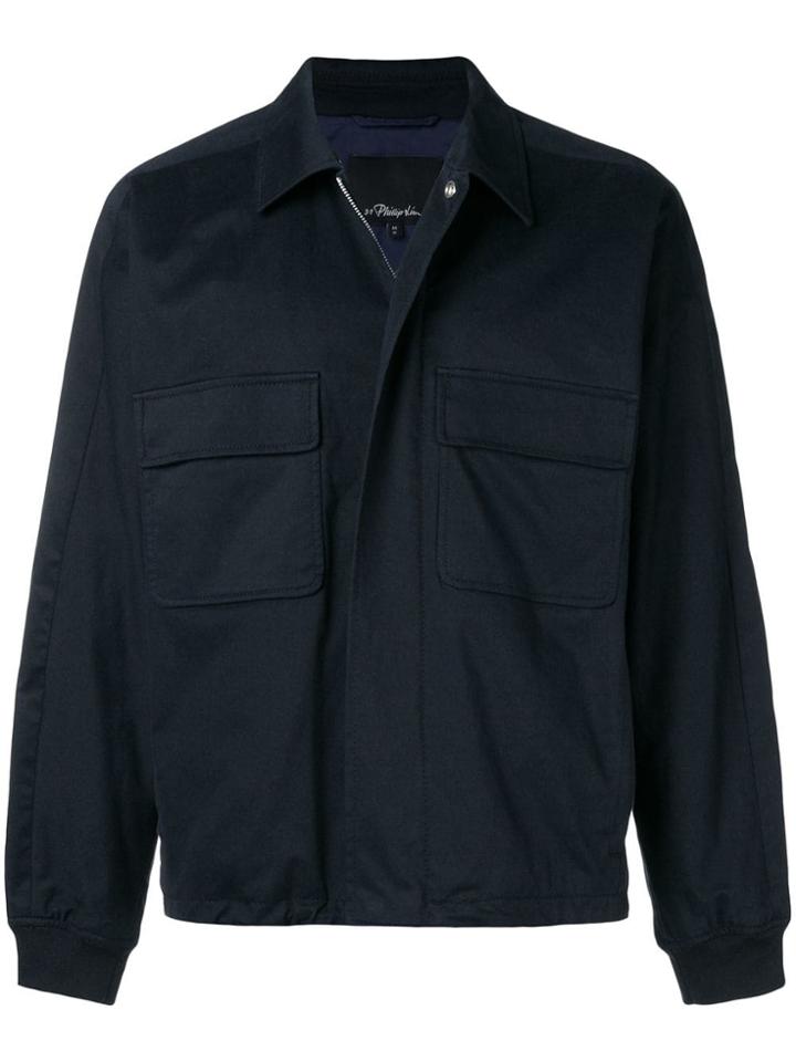 3.1 Phillip Lim Loose Lightweight Jacket - Blue