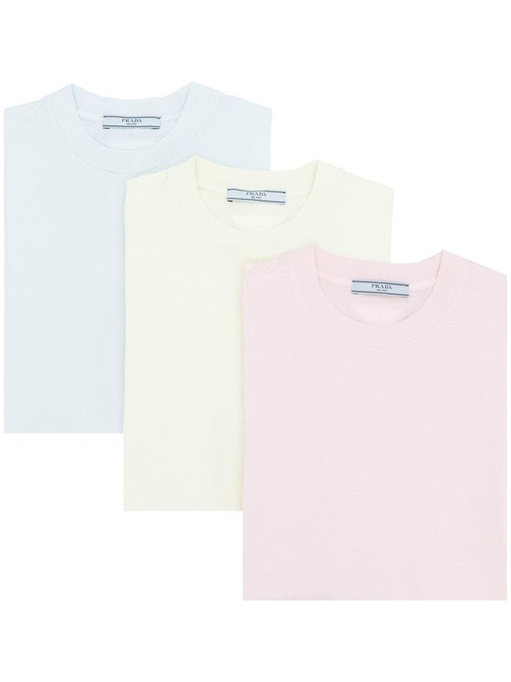 Prada Slim Fit T-shirt - Pink & Purple