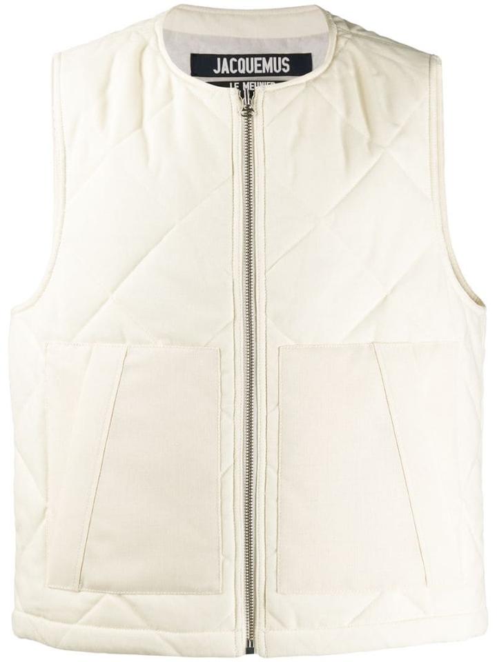 Jacquemus Le Gilet Romarin Vest Jacket - White