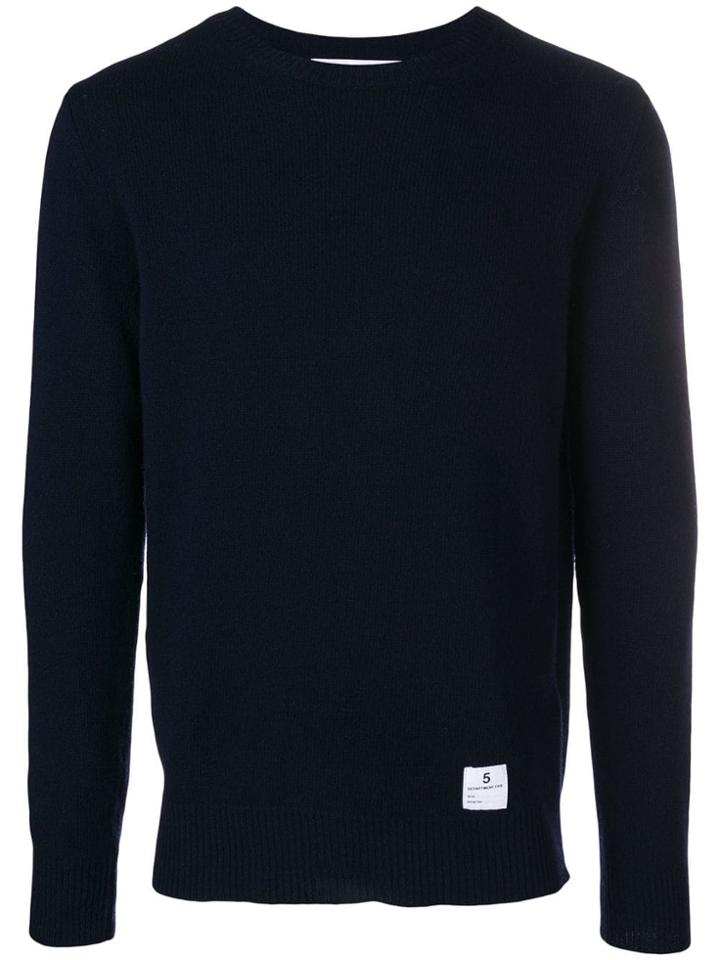 Department 5 Crew Neck Jumper - Blue