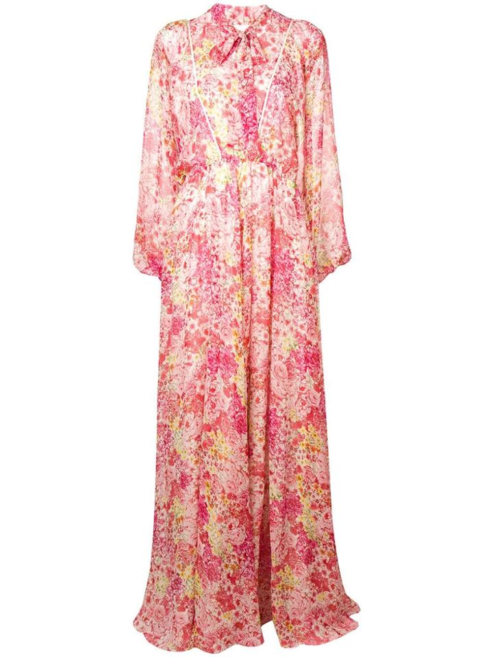 Giambattista Valli Floral-print Dress - Pink