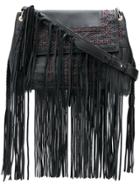 Etro Fringe Shoulder Bag - Black