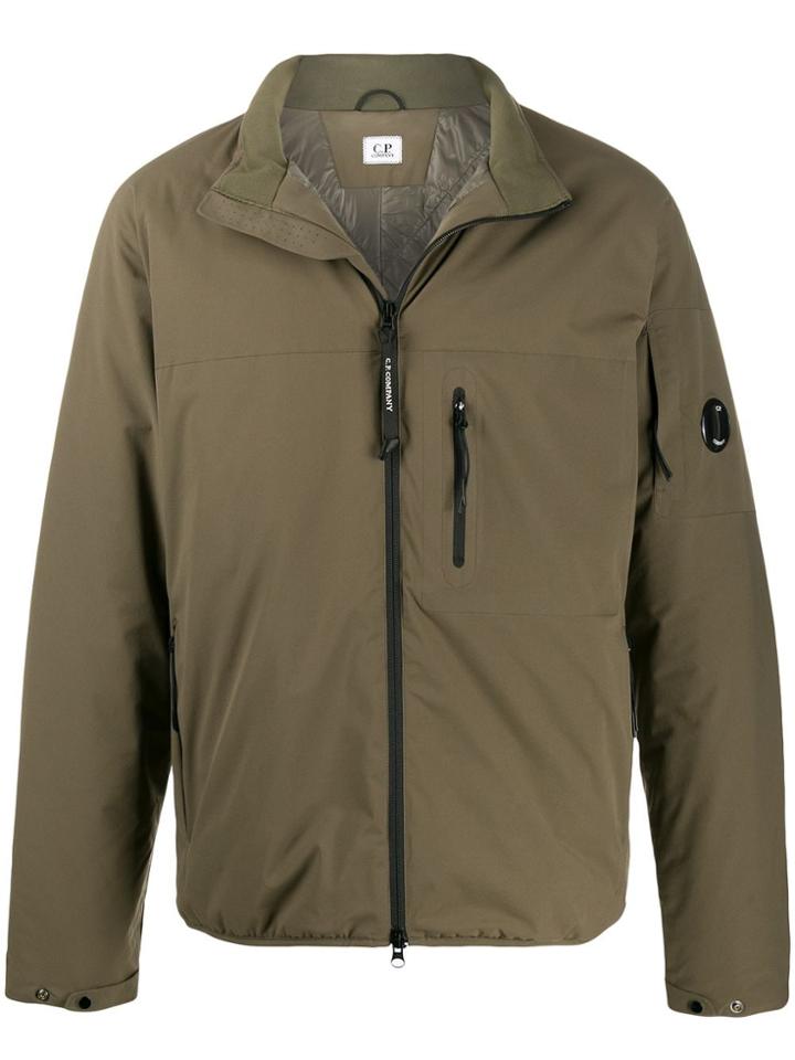 Cp Company Padded Zip-up Jacket - Green