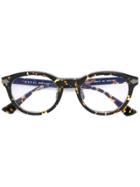 Gucci Eyewear Tortoiseshell Oval Glasses - Brown
