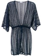 Brigitte Lace Beach Dress - Blue