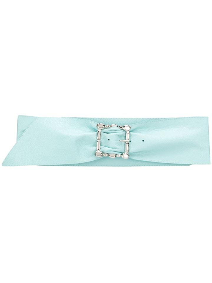 Orciani Wide Buckle Belt - Blue
