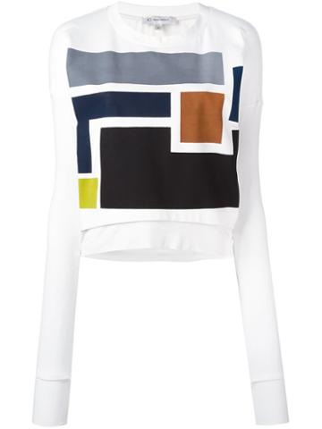 Io Ivana Omazic Printed Cropped Sweatshirt