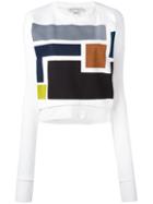 Io Ivana Omazic Printed Cropped Sweatshirt