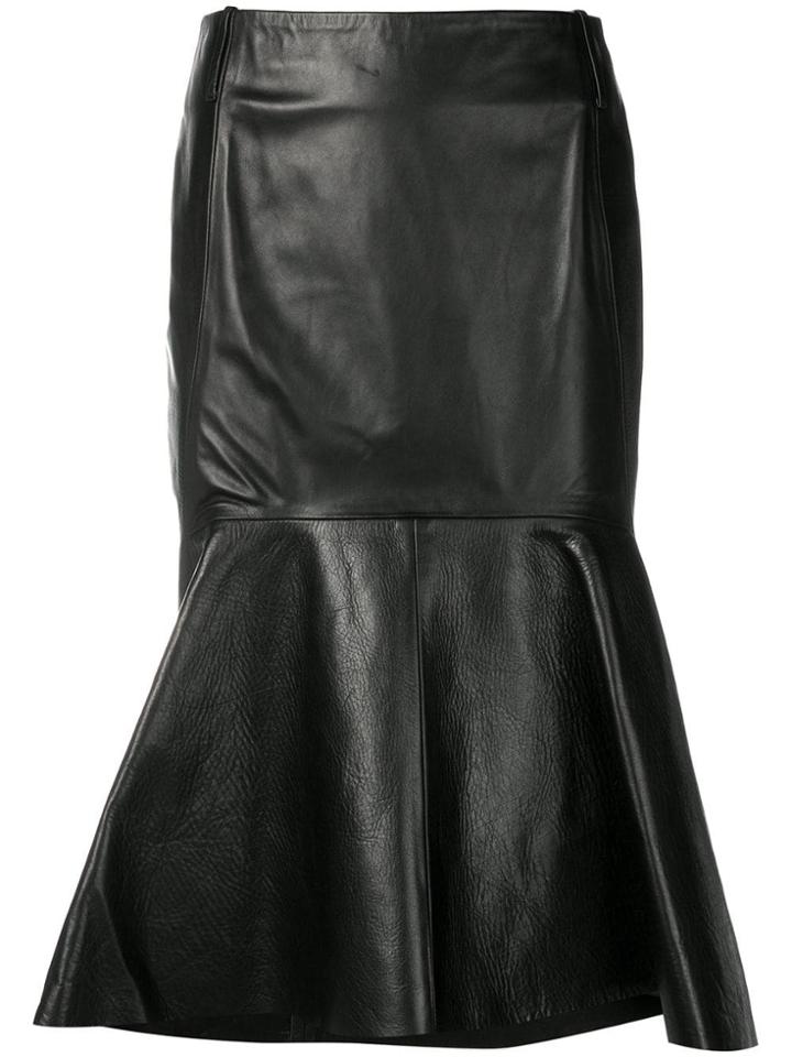 Balenciaga Godet Skirt - Black