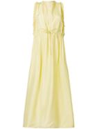 Tela Drawstring Waist Dress - Yellow & Orange