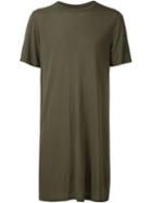 Rick Owens Oversized T-shirt, Men's, Size: Large, Green, Viscose/silk