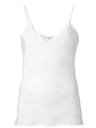 Gold Hawk V Neck Cami Top - White
