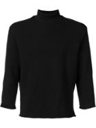 Bristol High Neck T-shirt, Men's, Size: Medium, Black, Cotton