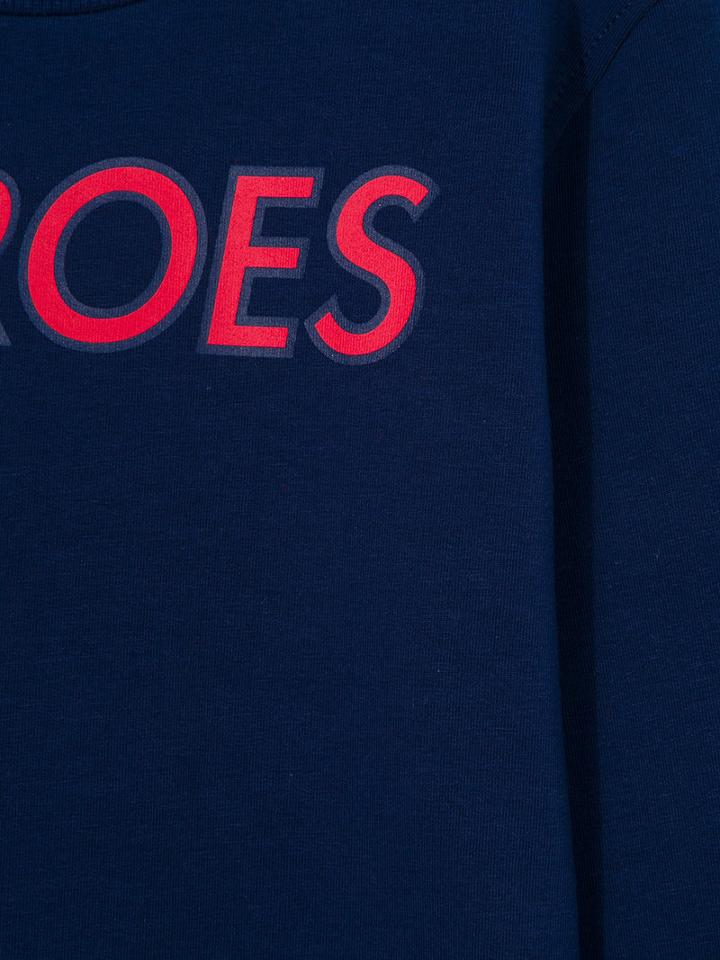 Maan - 'heroes' Sweater - Kids - Cotton/spandex/elastane - 6 Yrs, Blue