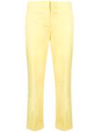 Emilio Pucci Tailored Cropped Trousers - Yellow & Orange